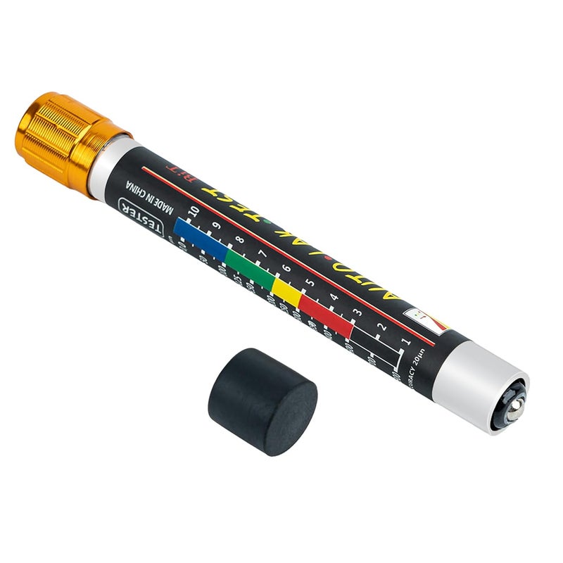 Mcbazel جهاز قياس سمك الطلاء، جهاز اختبار طلاء السيارة المغناطيسي، كاشف تلف هيكل السيارة، أداة فحص تصادم مقاومة للماء لفحص السيارات المستعملة - Image 1